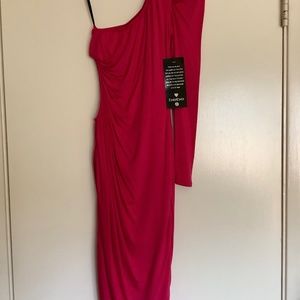 Sexy BeBe dress with cutout side hole size XS Magenta